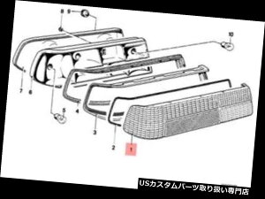 USe[Cg {BMW E24N[ye[CgYOEM 63211361883 Genuine BMW E24 Coupe Tail Light Lens Left OEM 63211361883