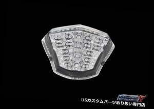 USe[Cg u[L]MR{2009-2017Ñ}nXJ6]̂߂ɖmȃCg𓱂܂ Tail Brake Turn Signals Combo Led Light Clear For 2009-2017 YAMAHA XJ6 Diversion