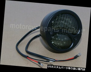 USe[Cg LEDe[u[LXgbvCgv4{cXYL}n Black Smoke Alloy LED Tail Brake Stop Light Lamp 4 Honda Kawasaki Suzuki Yamaha