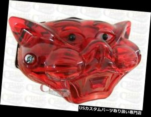 USe[Cg [JXX^CLbgtFCXtFCXCgv`bp[{o[}nXgbv/e[Cg Lucas Style Cat Face Faced Tail Light Lamp Chopper Bobber Yamaha Stop/ Tail ligh