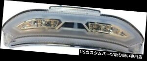 USテールライト DMPオートバイパワーグリッド統合LEDテールライトクリア905-5349 DMP Motorcycle Powergrid Integrated LED Tail Light Clear 905-5349
