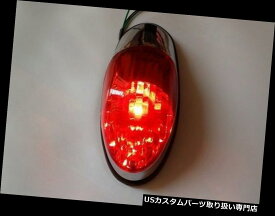 USテールライト シャドウVスターバルカンスズキクルーザーチョッパーカスタム用の赤いオートバイテールライト RED Motorcycle Tail Light for Shadow V-Star Vulcan Suzuki Cruiser Chopper Custom