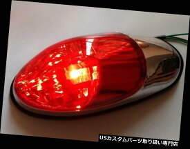 USテールライト シャドーVスターバルカンスズキクルーザーチョッパー用REDサイドマウントプレートテールライト RED Side Mount Plate Tail Light for Shadow V-Star Vulcan Suzuki Cruiser Chopper