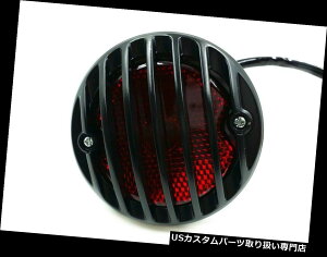 US�e�[�����C�g �n�[���[�z���_�J���T�L�X�Y�L���}�nSV650 CB�{�o�[�p�u���b�N�e�[���u���[�L���C�g Black Tail Brake Light For Harley Honda Kawasaki Suzuki Yamaha SV650 CB Bobber
