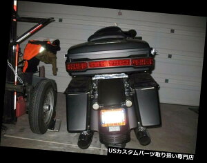 USe[Cg n[[c[O̎LEDe[CgLbggNLOcA[pbNbv - rbOubN LED Tail Light Kit Trunk King Tour Pack Wrap Around Harley Touring - Big Black