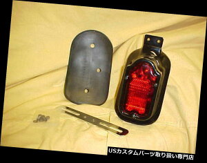 USe[Cg t_Bn[[A47-5 2AV΃e[vAZuAȃ_CJXg Harley,FL,47-52,new black tomb stone tail light assembly,die cast heavy duty
