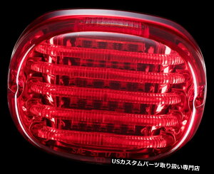 USe[Cg 99-18n[[_rbh\̃JX^_Ci~NXProbeambhLEDXJ[obNe[Cg Custom Dynamics Probeam Red LED Squarback Taillight for 99-18 Harley Davidson