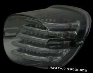 US�e�[�����C�g �n�[���[�̂��߂̒����̌����͂�Probeam�̉������YLED�̃X�J�[�o�b�N�̌㕔�f���A���e�[�����C�g Custom Dynamics Probeam Smoke Lens LED Squarback Rear Dual Taillight for Harley