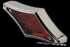 USe[Cg Pro OneNbhLED_ChAe[CgAZuHarley Davidson Pro One Chrome Red LED Diamond Rear Taillight Assembly Harley Davidson