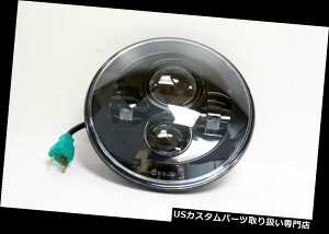USwbhCg n[[c[Ofp̐V7 "LEDvWFN^[fC[J[X^CubNwbhCg New 7" LED Projector Daymaker Style Black Headlight for Harley Touring Models