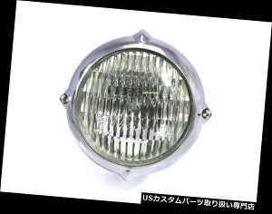 USwbhCg n[[_rbh\X|[cX^[_Cip̐ꂽwbhCg - 5 1/2 "12V 35W Polished Headlight for Harley Davidson Sportster Dyna - 5 1/2" 12V 35W