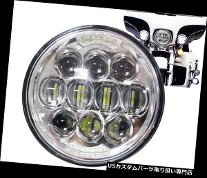 USwbhCg 5.75 "n[[_rbh\I[goCCgpLEDvWFN^[wbhCgDRL 5.75" LED Projecto Headlight DRL for Harley Davidson Motorcycle Light