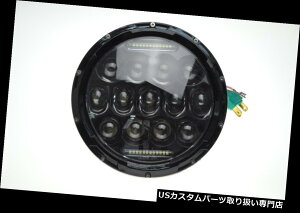 USヘッドライト 7 "オートバイブラックプロジェクターデイメーカー隠れハーレー用LED電球ヘッドライト 7" Motorcycle Black Projector Daymaker Hid LED Light Bulb Headlight for Harley
