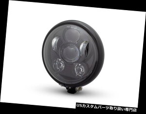US�w�b�h���C�g �n�[���[�_�r�b�h�\���X�|�[�c�X�^�[�_�C�i6�C���`�v���W�F�N�^�[LED�p�w�b�h���C�g�O���X�u���b�N Headlight Gloss Black for Harley Davidson Sportster Dyna 6 INCH Projector LED