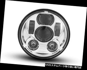 US�w�b�h���C�g �n�[���[�_�r�b�h�\��45W LED�N���[�I�[�g�o�C�o�C�N�N���[���v���W�F�N�^�[�w�b�h���C�g�d�� Fit Harley Davidson 45W LED CREE Motorcycle Bike Chrome Projector Headlight Bulb
