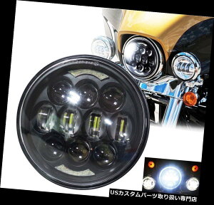 USwbhCg 1PC 5-3 / 4n[[_rbh\û߂5.75C`vWFN^[LEDwbhCgDRL 1PC 5-3/4 5.75 Inch Projector LED Headlight DRL for Harley Davidson Bla