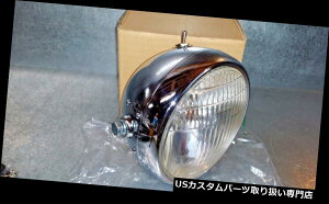 USwbhCg NEW Chrome 6VwbhCg5 3/4 "HARLEY DAVIDSON_tbgwbhKXw /XCb`t NEW Chrome 6V Headlight 5 3/4" HARLEY DAVIDSON Panhead Flathead GLASS w/ SWITCH