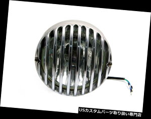 USwbhCg n[[_rbh\vWFNg̃wbhCg - 6 1/2 "vYX^C|bVA~ Headlight For Harley Davidson Project - 6 1/2" Prison Style Polished Aluminium