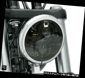 USヘッドライト 5-3 / 4 5.75 LEDのヘッドライトの円形プロジェクターこんにちは/ Loの球根はハーレーダビッドソンの点に合います 5-3/4 5.75 LED Headlight Round Projector Hi/Lo Bulb Fits Harley Davidson DOT