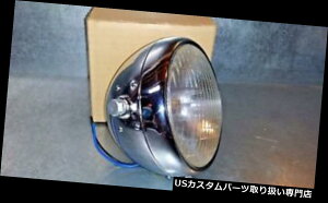 US�w�b�h���C�g NEW CHROME 6V�w�b�h���C�g5 3/4 HARLEY DAVIDSON�Ȃ׃w�b�h�t���b�g�w�b�h�`���b�p�[ - �K���X NEW CHROME 6V HEADLIGHT 5 3/4 HARLEY DAVIDSON Panhead flathead Chopper - Glass �y���s�A���i�z