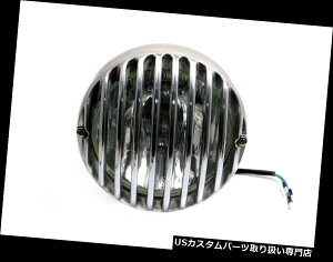 USwbhCg n[[_rbh\vWFNg̃wbhCg - 6 1/2 "vYX^C|bVA~ Headlight For Harley Davidson Project - 6 1/2" Prison Style Polished Aluminium