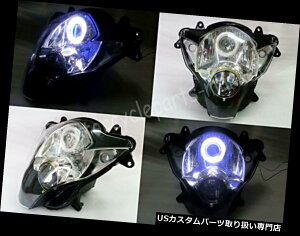 USwbhCg XYLGSXR 600 750 K 6LEDGWFACHIDvWFN^[wbhCgAZu LED Demon Angel Eye HID Projector Headlight Assembly For Suzuki GSXR 600 750 K6