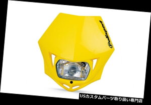 USヘッドライト DOT公認Polisport MMXイエローヘッドライトスズキRMX450 etc 75-866-35Y DOT Approved Polisport MMX Yellow Headlight Suzuki RMX450 etc 75-866-35Y