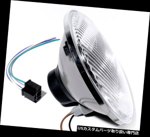 USwbhCg 7C`n[[XYLUS CAR Reflector GMV{[tH[h_bWNCX[pwbhCgH4 7" Headlight H4 for Harley Suzuki US CAR Reflector GM Chevy Ford Dodge Chrysler