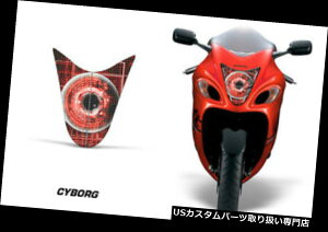 USwbhCg XYLnuT1300 08-14pwbhCgACOtBbNXLbgfJ[Jo[CYBORG RED Headlight Eye Graphics Kit Decal Cover For Suzuki Hayabusa 1300 08-14 CYBORG RED