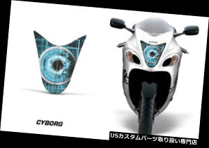 USwbhCg XYLnuT1300 08-14pwbhCgACOtBbNXLbgfJ[Jo[CYBORG BLU Headlight Eye Graphics Kit Decal Cover For Suzuki Hayabusa 1300 08-14 CYBORG BLU