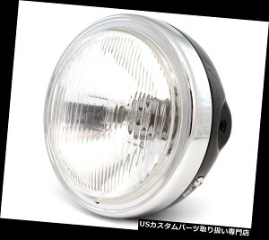 US�w�b�h���C�g �����z���_�n���Q���w�b�h���C�g�A�Z���u�� - �u���b�N - CB650 CB750 CB900 GL1100 Reproduction Honda Halogen Headlight Assembly - Black - CB650 CB750 CB900 GL1100 �y���s�A���i�z