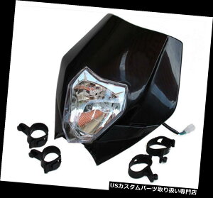 USwbhCg z__[goCNXg[gt@C^[pubNjo[TIt[hoCNpwbhCg Black Universal Off-Road Motorcycle Headlight For Honda Dirt Bike Streetfighter