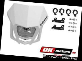 USヘッドライト Polisport LmxヘッドライトフェアリングライトホワイトアプリリアSxv 450 Sxv550ホンダBMW Polisport Lmx Headlight Fairing Lights White Aprilia Sxv 450 Sxv550 Honda BMW