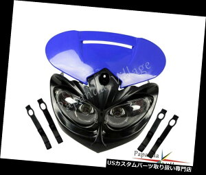 USwbhCg }nz_XYLJTLp1xu[_[goCNgNXwbhCgwbhv 1x Blue Dirt Bike Motocross Headlight Head Lamp For Yamaha Honda Suzuki Kawasaki