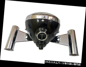 USwbhCg vJ[JXwbhCgv7C`uPbgtgCAtAGAJS Replica Lucas Head Light Lamp 7" With Brackets Triumph Ariel AJS