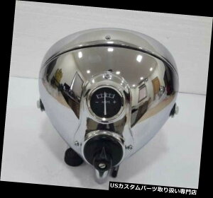 USwbhCg [JXDU142 6.1 / 2 "J[uOXN[wbhvwbhCggCAtBsam[g Lucas DU142 6.1/2" Curve GLASS CHROME Headlamp Headlight Triumph Bsa Norton