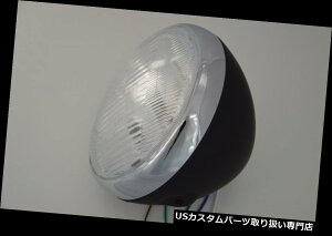 USwbhCg 7.5 "BSAm[ggCAtBMW}bgubNX`[TCh}EgpNVbNwbhCg 7.5" Classic Headlight for BSA Norton Triumph BMW Matte Black Steel Side Mount