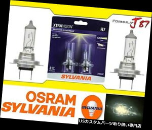US�w�b�h���C�g Sylvania Xtra Vision H7 55W 2�d���w�b�h���C�g�����p�I�[�g�o�C�o�C�N Sylvania Xtra Vision H7 55W Two Bulbs Head Light Replacement Motorcycle Bike �y���s�A���i�z