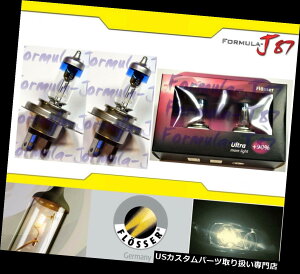 US�w�b�h���C�g Flosser Ultra + 90��9003 HB2 H4 60 / 55W�w�b�h�d���n�C���[�r�[���I�[�g�o�C Flosser Ultra +90% 9003 HB2 H4 60/55W Head Light Bulb High Low Beam Motorcycle �y���s�A���i�z