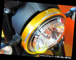 USwbhCg hDJeBXNu[DUCABIKEwbhCggCFSCRA01 - S[h Ducati Scrambler DUCABIKE Headlight Trim CFSCRA01 - Gold
