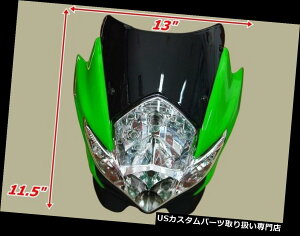 US�w�b�h���C�g SPYDER DUCATI STREETFIGHTER�w�b�h���C�g GREEN [as1166] SPYDER DUCATI STREETFIGHTER HEADLIGHT GREEN [as1166] �y���s�A���i�z