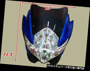 US�w�b�h���C�g SPYDER DUCATI�X�g���[�g�t�@�C�^�[�w�b�h���C�g BLUE [as1165] SPYDER DUCATI STREETFIGHTER HEADLIGHT BLUE [as1165] �y���s�A���i�z