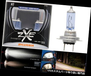 US�w�b�h���C�g Sylvania Silverstar ZXE H7 55W 2�d���w�b�h���C�g�����p�I�[�g�o�C�o�C�N Sylvania Silverstar ZXE H7 55W Two Bulbs Head Light Replacement Motorcycle Bike �y���s�A���i�z