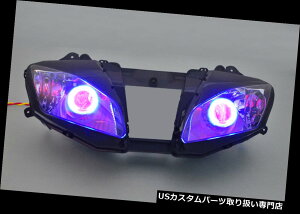 USwbhCg }nYZF R6 06-07pGLFgݗăwbhCgCgGWFfrACLbg GLF Assembled Headlight Light Angel Devil Eye Kit For Yamaha YZF R6 06-07