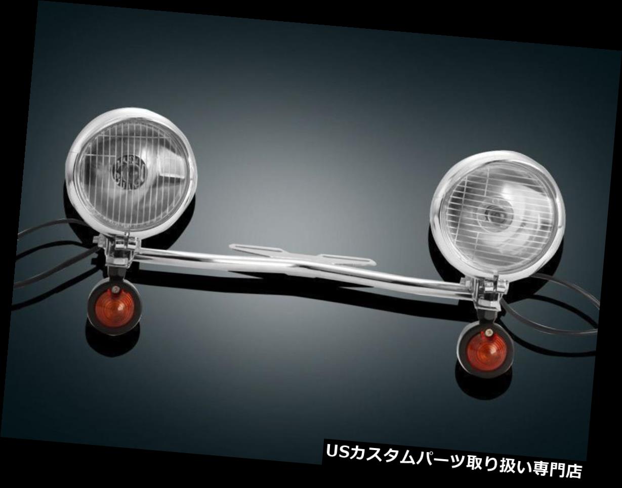 USヘッドライト ホンダスズキカワサキヤマハ用ヘッドライトターンシグナルライトバーキット Passing Headlight Turn Signals Light Bar Kit For Honda Suzuki Kawasaki Yamaha ヘッドライト