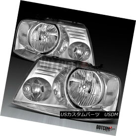 ヘッドライト 2004-2008 Ford F150 Crystal Clear OEM Headlights Chrome 2004-2008フォードF150クリスタルクリアOEMヘッドライトクローム