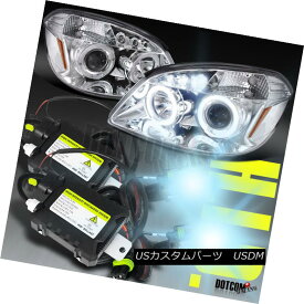 ヘッドライト Slim HID+2005-2010 Cobalt Projector Head Lights Chrome スリムHID + 2005-2010コバルトプロジェクターヘッドライトクローム