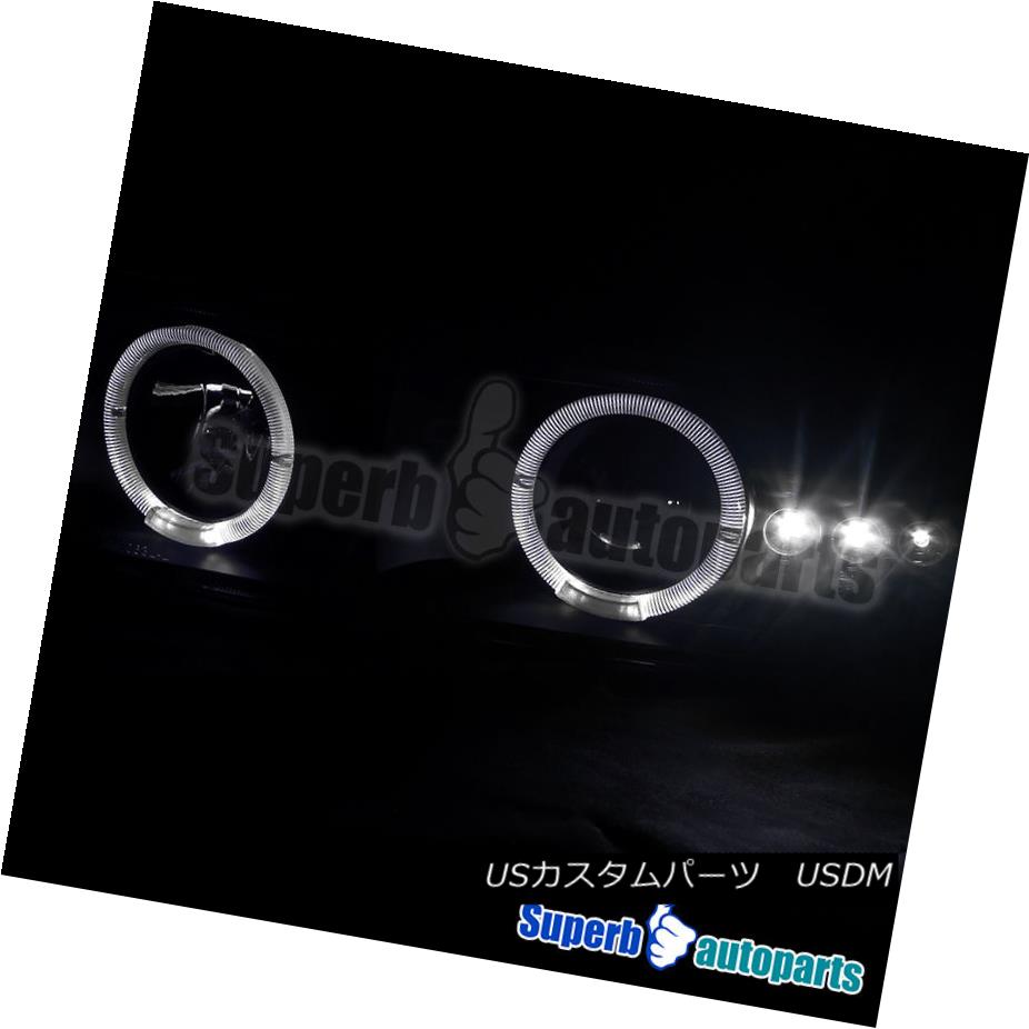 何でも揃う ライト・ランプ-Silverado Chevy 1999-2002 ヘッドライト LED  1999-2002シボレーシルバラードデュアルヘイロープロジェクターヘッドライトヘッドランプブラック Black Lamps Head  Headlights Projector Halo Dual - zambettis.com
