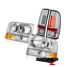 ヘッドライト Chrome Amber Signal Corner Bumper Headlights LED Chrome Brake Tail Lights Lamps クロームアンバー信号コーナーバンパーヘッドライトLEDクロームブレーキテールライトランプ