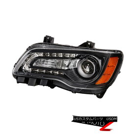 ヘッドライト BLACK FACTORY STYLE 2011-2014 Chrysler 300 {Driver Side} LED Headlight Lamp Left BLACK FACTORY STYLE 2011-2014 Chrysler 300 {ドライバーサイド} LEDヘッドライトランプ左